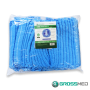 Gorro de Enfermera Descartables (Azul - Banda de Goma Doble) - Paquete x 100 Unidades - GROSSMED