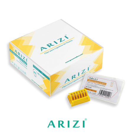Clips de Titanio Para Ligaduras AZ400 (E) - Caja X 20 Unidades - ARIZI