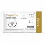 Catgut Cro 813: Crómico 1 - 75 cm, Aguja de 1/2 Círculo Punta Cónica 37 mm - Caja x 12 Unidades - ARIZI