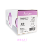 Aricryl 304: Poliglactina 910 4/0 - 70 cm, Aguja de 1/2 Círculo Punta Cónica 17 mm - Caja x 12 Unidades - ARIZI