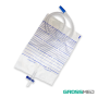 Bolsa de Orina de Adulto con Válvula T (2.000 mL) - Paquete x 10 Unidades - GROSSMED
