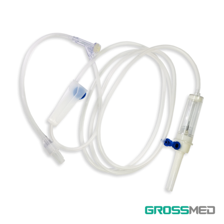 Microgotero Estéril en Y (60 Gotas) (E) - Paquete x 25 Unidades - GROSSMED