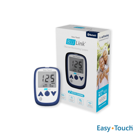 Glucómetro Digital Blulink Con Bluetooth (Kit) - Unidad - EASY TOUCH