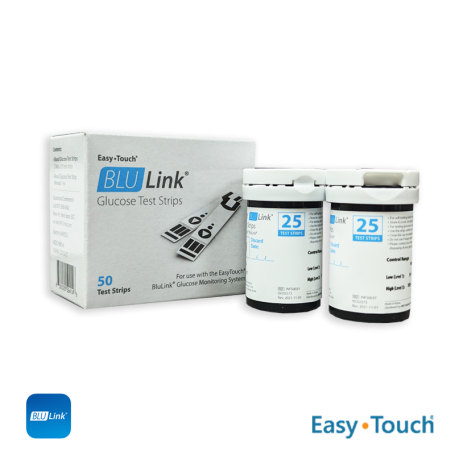 Tiras Reactivas Blulink - Caja x 50 Unidades - EASY TOUCH