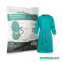 TuMaterialMédico.com | Bata Quirúrgica Estéril con Puño 60G GROSSFENDER PRO GROSSMED