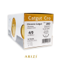 Catgut Cro 203: Crómico 4/0 - 70 cm, Aguja de 1/2 Círculo Punta Cónica 17 mm - Caja x 12 Unidades - ARIZI