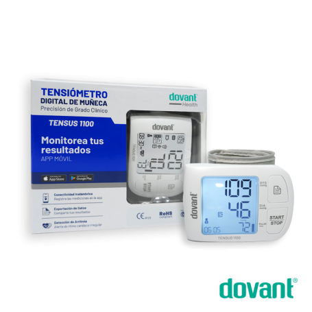 Tensiómetro Digital de Muñeca TENSUS 1100 Con Bluetooth - Unidad - DOVANT