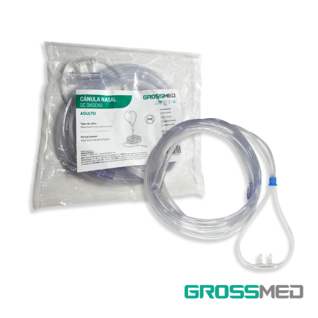 Cánula Nasal de Oxígeno de 1,8 m (Adulto) - Unidad - GROSSMED