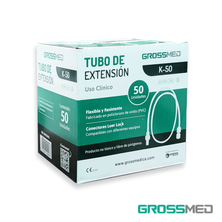 Tubo de Extensión K50 (E) - Caja x 50 Unidades - GROSSMED
