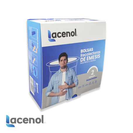 Bolsas Recolectoras De Emesis (Adultos y Niños) - Caja 2 Unidades - LACENOL