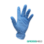 Guantes de Nitrilo para Examen (Sin Polvo) Talla S - Azul Ibiza - Caja x 100 Unidades - GROSSMED