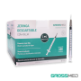 Jeringa de 1 cc con Aguja 27G x 1/2" Luer Slip (E) - Caja x 100 Unidades - GROSSMED