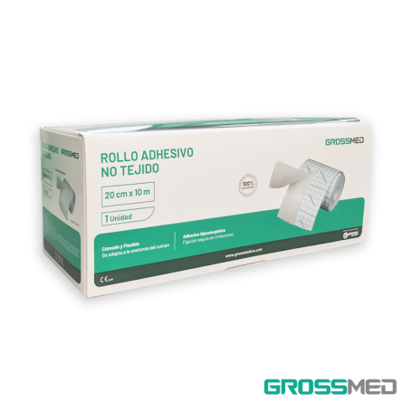 Rollo Adhesivo No Tejido 20 cm X 10 mts - Unidad - GROSSMED