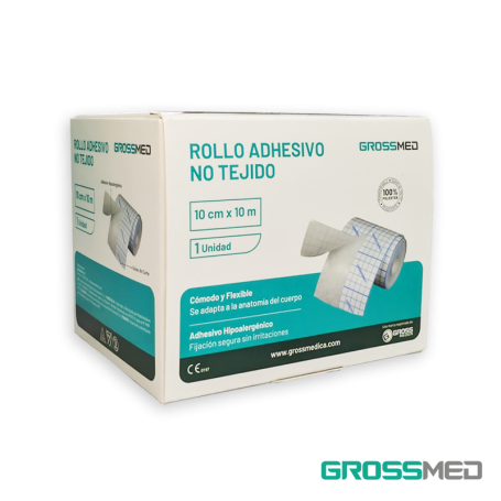 Rollo Adhesivo No Tejido 10 cm X 10 mts - Unidad - GROSSMED