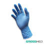 Guantes de Nitrilo para Examen (Sin Polvo) - Talla S - Azul Celeste - Caja x 100 Unidades - GROSSMED