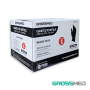 Guantes de Nitrilo para Examen (Sin Polvo) - Talla S - Negro Onyx - Caja x 100 Unidades - GROSSMED