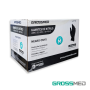 Guantes de Nitrilo para Examen (Sin Polvo) - Talla M - Negro Onyx - Caja x 100 Unidades - GROSSMED