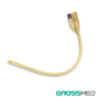 Sonda Foley de Látex 3 Vías 22 Fr con Balón de 30 mL (Recubierta de Silicona) (E) - Caja x 10 Unidades - GROSSMED