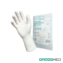 Guantes Quirúrgicos Estériles de Látex, Sin Polvo, Sobre Largo (Talla 6.5) - Caja x 50 Pares - GROSSMED