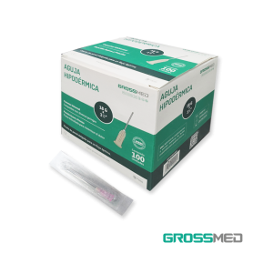 Aguja Hipodérmica 18G x1 1/2" (E) - Caja x 100 Unidades - GROSSMED
