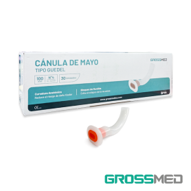 TuMaterialMédico.com | Cánula de Mayo 100 mm (N° 4 - Rojo) GROSSMED