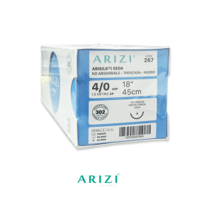 TuMaterialMédico.com | Arisilk 267: Seda 4/0 ARIZI