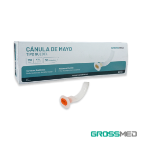 TuMaterialMédico.com | Cánula de Mayo 110 mm (N° 5 - Naranja) GROSSMED