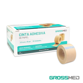 TuMaterialMédico.com | Cinta Adhesiva de Papel 5 cm x 10 yd GROSSMED