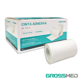 TuMaterialMédico.com | Cinta Adhesiva de Tela 7.5 cm x 10 yd GROSSMED