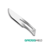 Hojilla de Bisturí 10 (Acero) - Caja x 100 Unidades - GROSSMED
