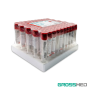 TuMaterialMédico.com | Tubos de Recolección de Sangre de Vidrio Tapa Roja (Sin Activador) GROSSMED