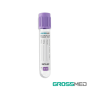 TuMaterialMédico.com | Tubos de Recolección de Sangre de Vidrio Tapa Morada GROSSMED