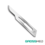 Hojilla de Bisturí 15 (Acero) - Caja x 100 Unidades - GROSSMED