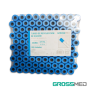 TuMaterialMédico.com | Tubos de Recolección de Sangre de Vidrio Tapa Azul GROSSMED