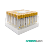 TuMaterialMédico.com | Tubos de Recolección de Sangre de Vidrio Tapa Amarilla GROSSMED