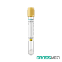 TuMaterialMédico.com | Tubos de Recolección de Sangre de Vidrio Tapa Amarilla GROSSMED