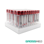 TuMaterialMédico.com | Tubos de Recolección de Sangre de PET Tapa Roja (Con Activador) GROSSMED