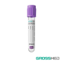 TuMaterialMédico.com | Tubos de Recolección de Sangre de PET Tapa Morada GROSSMED