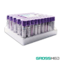 TuMaterialMédico.com | Tubos de Recolección de Sangre de PET Tapa Morada GROSSMED