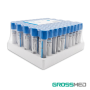 TuMaterialMédico.com | Tubos de Recolección de Sangre de PET Tapa Azul GROSSMED