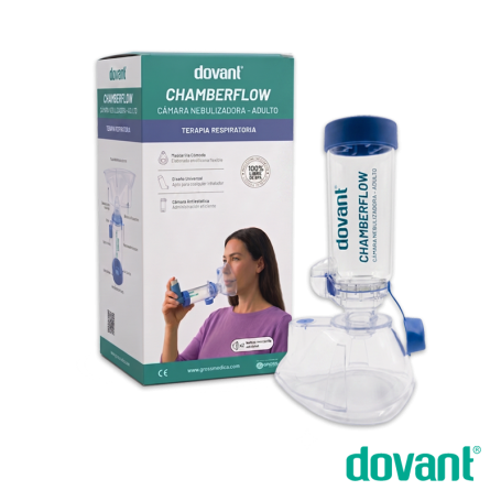 TuMaterialMédico.com | Cámara Nebulizadora CHAMBERFLOW Adulto DOVANT