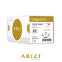 Catgut Cro 123: Crómico 2/0 - 75 cm, Aguja de 1/2 Círculo Punta Cónica 26 mm - Caja x 12 Unidades - ARIZI