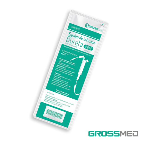 Bureta 100 mL (Solucet) (E) - Paquete x 10 Unidades - GROSSMED