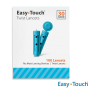 Lancetas Extraíbles 30G - Caja x 100 Unidades - EASY TOUCH