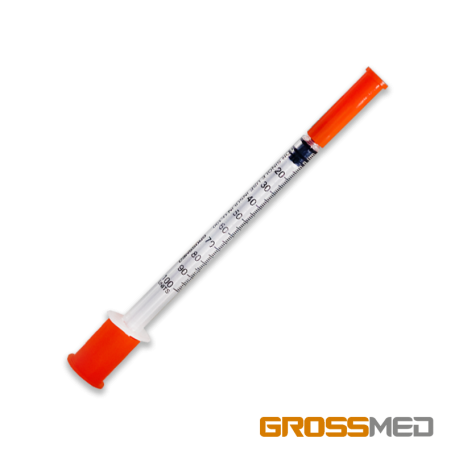 Jeringa insulina 1 ml. (Caja 100 uds.)