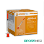 Jeringa de 0,5 cc con Aguja Integrada 30G x 1/2" (Naranja) (E) - Caja x 100 Unidades - GROSSMED