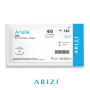 Arisilk 183: Seda 4/0 - 45 cm, Aguja de 3/8 Círculo Corte Inverso 19 mm - Caja x 12 Unidades - ARIZI