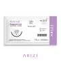 Aricryl 317: Poliglactina 910 2/0 - 70 cm, Aguja de 1/2 Círculo Punta Cónica 26 mm - Caja x 12 Unidades - ARIZI