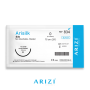 Arisilk 834: Seda 0 - 75 cm, Aguja de 1/2 Círculo Redonda Con Cuerpo Redondo 26 mm - Caja x 12 Unidades - ARIZI