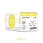 Catgut Sim 843 Catgut Simple 2/0, 75 cm, Aguja de 1/2 Círculo de Punta Cónica 37 mm - Caja x 12 Unidades - ARIZI